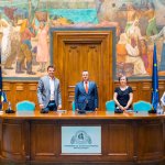 Aula Magna fresco restoration in the Academy of Economic Studies